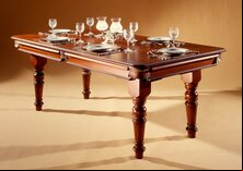 Hand-made, Dual-Height Snooker Dining Table - 6ft, mahogany, with accessories