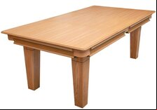 Hand-made, Dual-Height Snooker Dining Table - 6ft, mahogany, with accessories