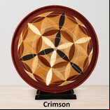 Masters Crokinole Elite Board - Flower of Life 2 - Choice of ditch colour, with accessories