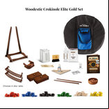Masters Crokinole Elite Board - Wonder 1 - Choice of ditch colour, with accessories