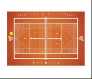 Set and Match - Table Top Disc Flick Tennis Game