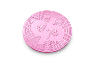 Drakes Pride Crown Green Rubber Footer Mat (non-slip) - Pink