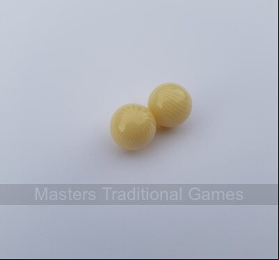 15mm Roulette Wheel Ball by Dal Negro (pair, for 50cm wheel)