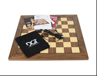 DGT Walnut USB e-Board with Timeless Weighted Electronic Chess Pieces