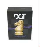 DGT Walnut Chess Board with Timeless Wooden Chess Pieces