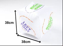 Get Knotted, Giant Twist Game with 3 Metre Board / Mat
