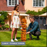 Uber Games Tumble Towers - Varnished Hardwood