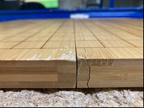 19 X 19 Folding Bamboo Go Board