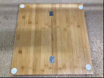 19 X 19 Folding Bamboo Go Board