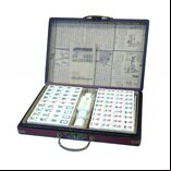 Mah Jong (Mahjong) Set in Leatherette Case