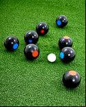 Garden Bowls Set by Bex Sport - 2 Sets of 4 Bowls, Jack & Bag