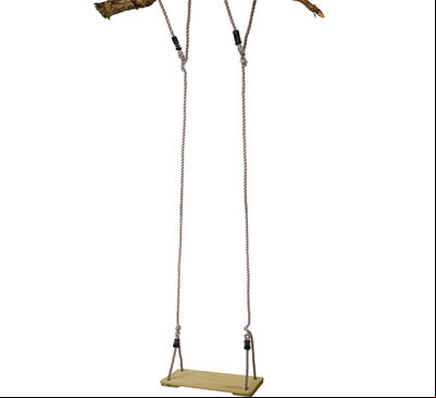 Wooden Tall Tree Swing - 6 metre ropes