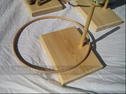 Single Hoopla block and post (suitable for 25cm hoops)