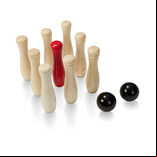 Uber Games Skittles (9 Pins plus a red-topped Kingpin)